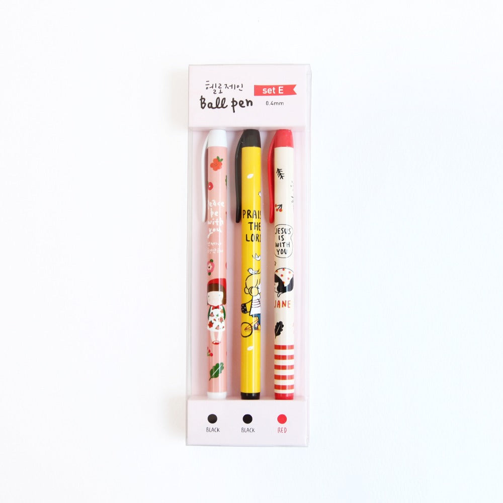 GRACEBELL Pen Set E - Hello Jane