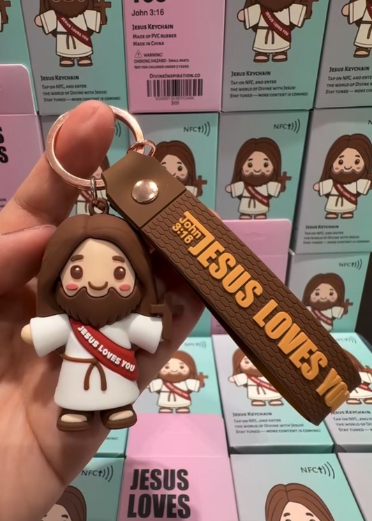 JESUS LOVES YOU KEY CHAIN