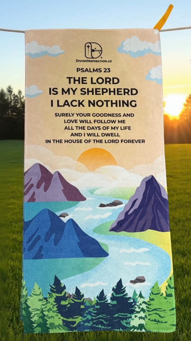 "Psalms 23" TOWEL (LARGE)