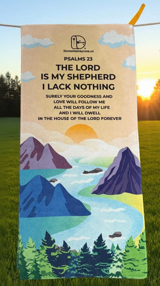 "Psalms 23" TOWEL (LARGE)