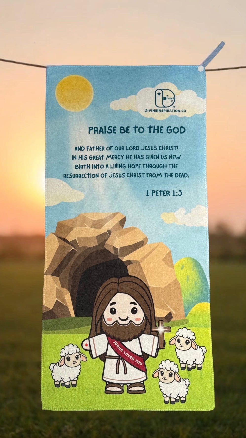 "Praise be to the GOD" TOWEL (LARGE)